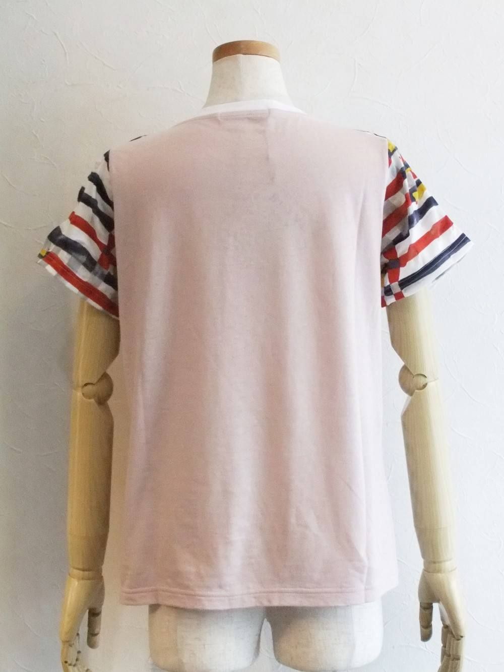 BLANC basque (ブランバスク) チェックプリント Tシャツ