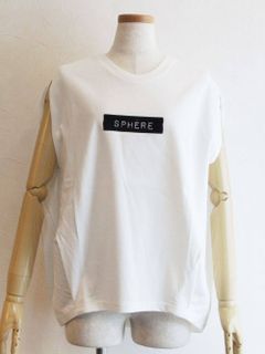 BLANC basque (ブランバスク) SPHERE プリント Tシャツ