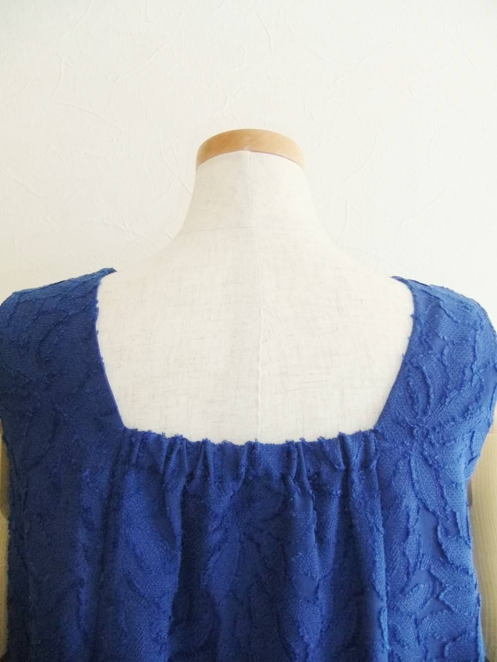 Cut Jacquard Flare Onepiece