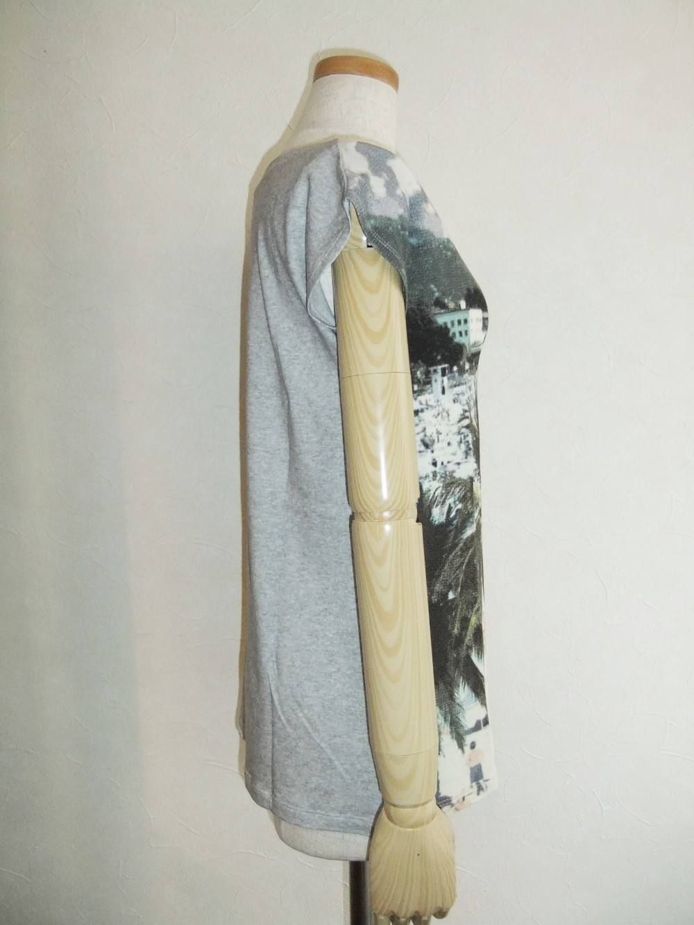BEACH PATTERN PRINT T-SHIRT