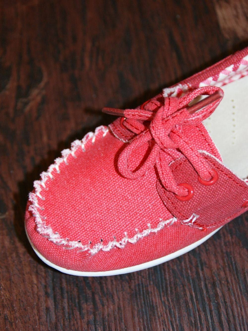 POSITANO  DECK SHOES(RED)