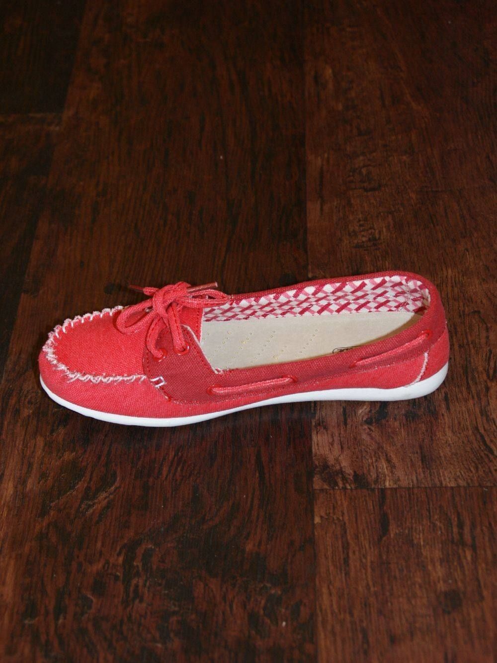 POSITANO  DECK SHOES(RED)