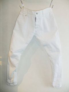 WHITE TIDY BIKER JEAN