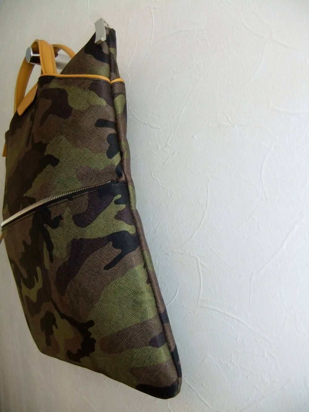CLUTCH BAG  (Camo×Yellow)