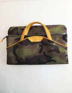CLUTCH BAG  (Camo×Yellow)