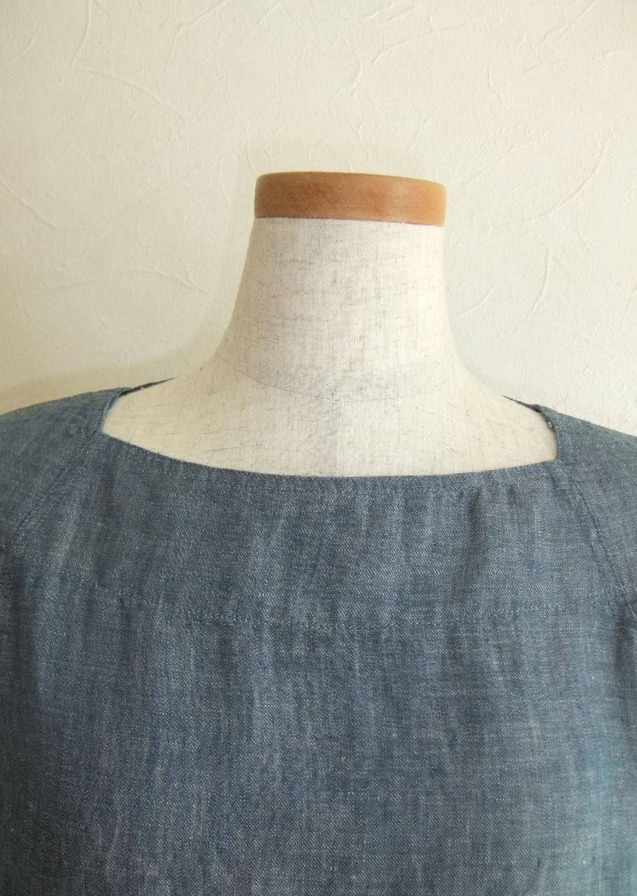 BOATNECK PULL-OVER(BLUE)