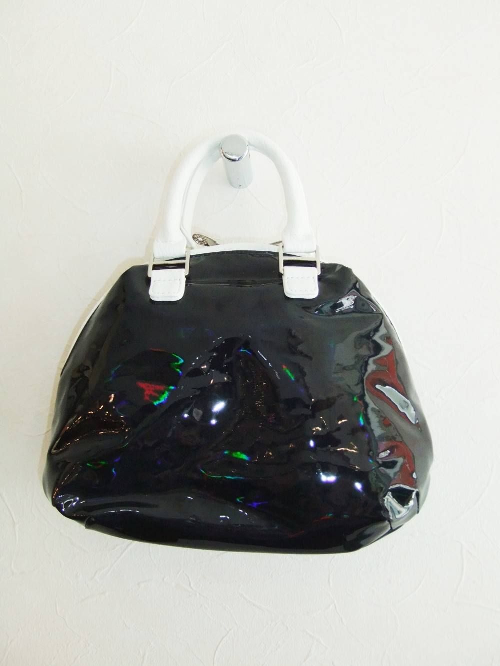 PU エナメル 2WAY "8" BAG (MINI)