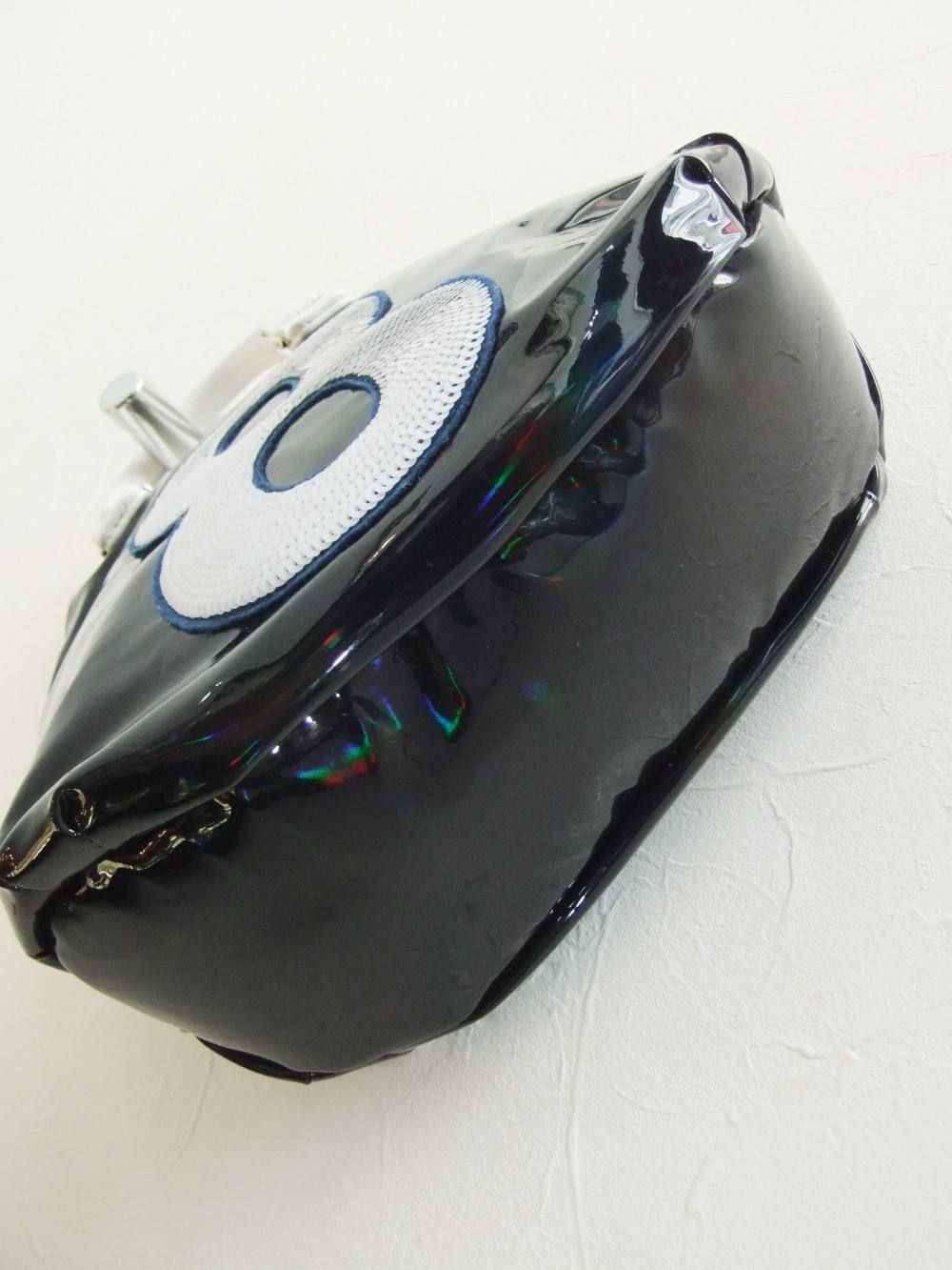 PU エナメル 2WAY "8" BAG (MINI)