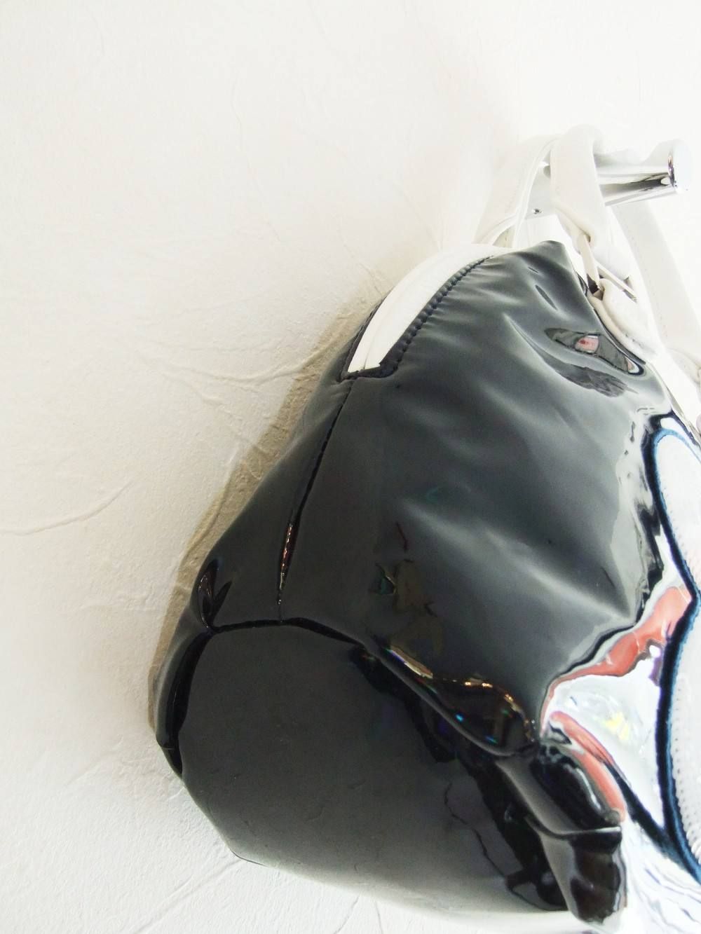 PU エナメル 2WAY "8" BAG (MINI)