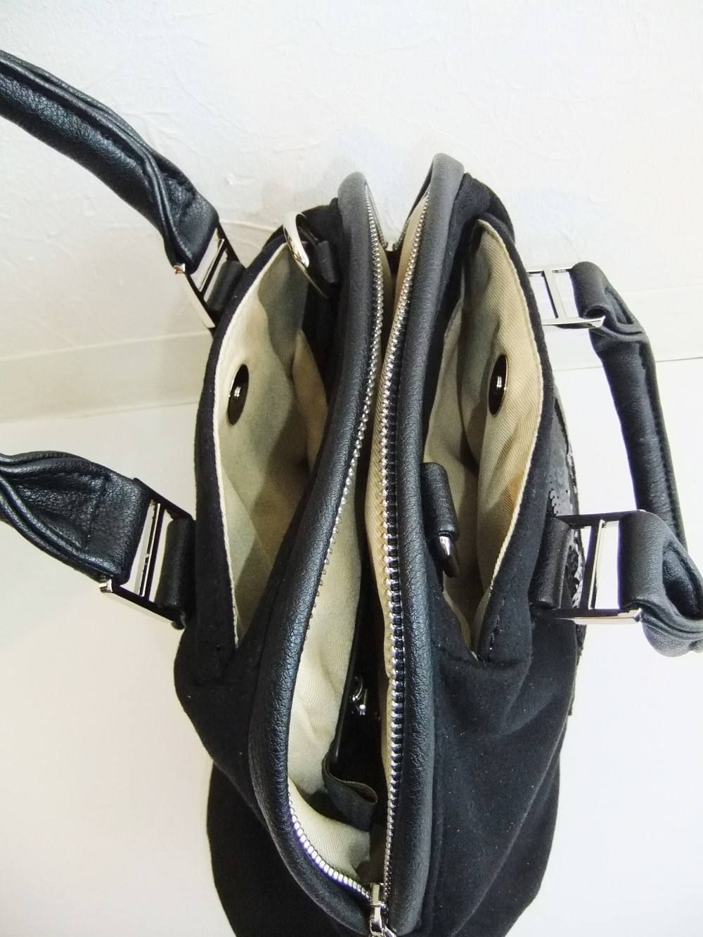 PUスウェード 2WAY "8" BAG (MINI)
