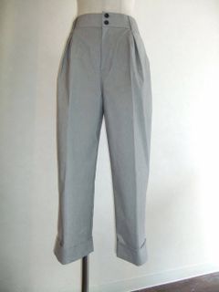 COOMB (クーム)裾ダブル ストレッチ スラックス