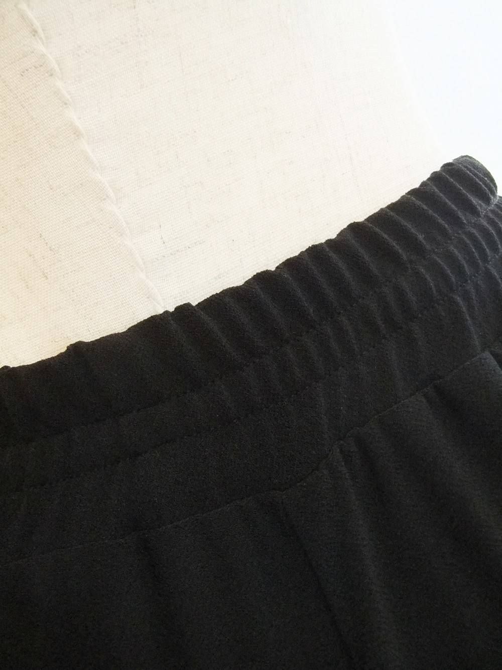 GEORGETTE WASTE GUM WIDE PANT
