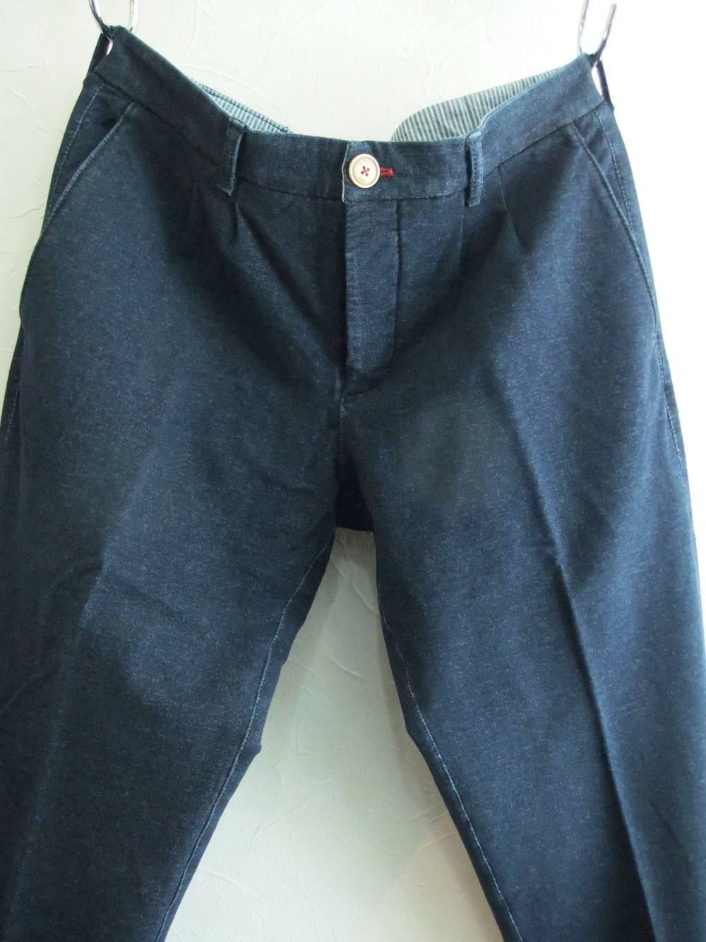 INDIGO JERSEY PANTS