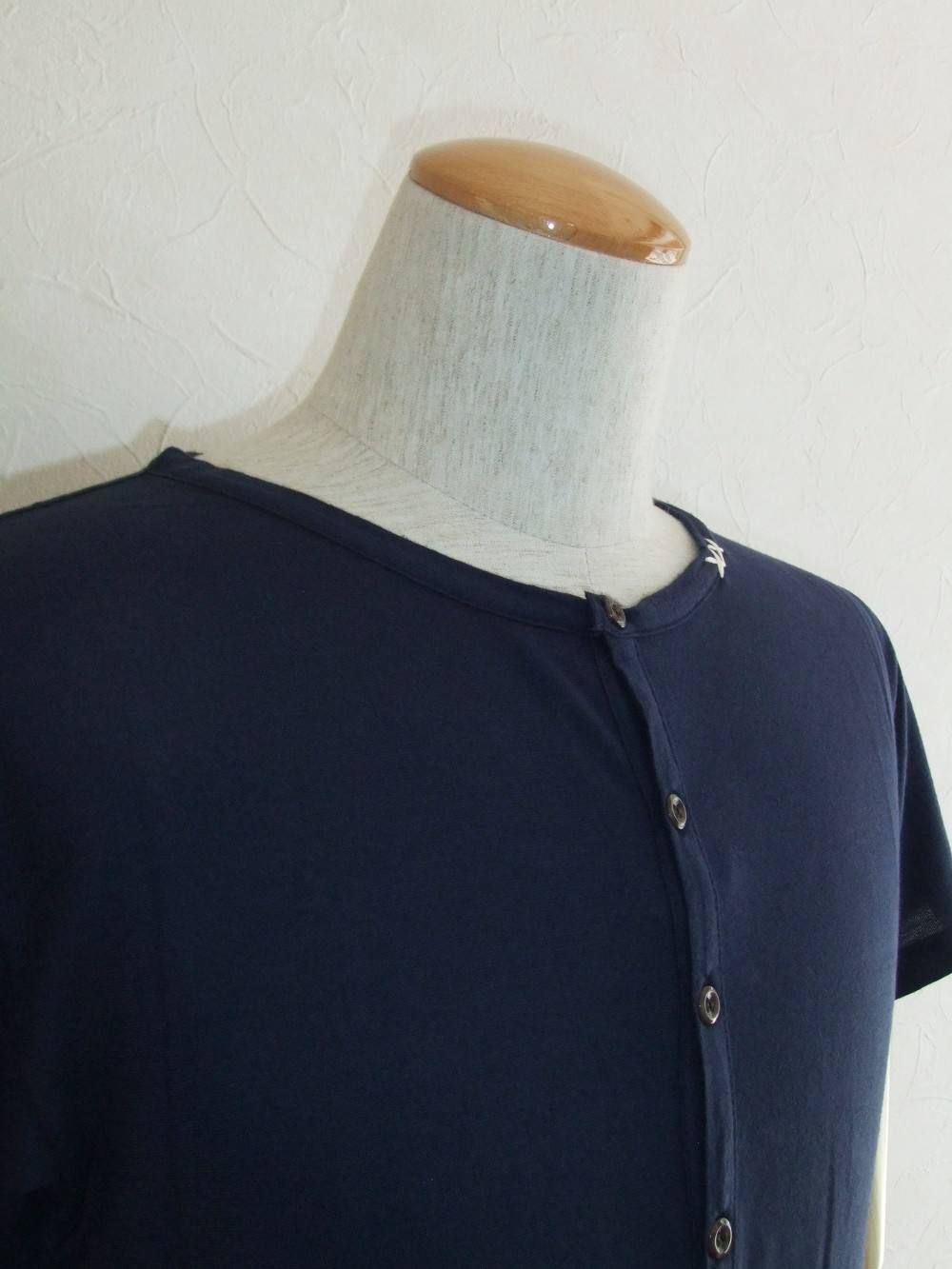 LIKE VINTAGE HENLEY T-SHIRT