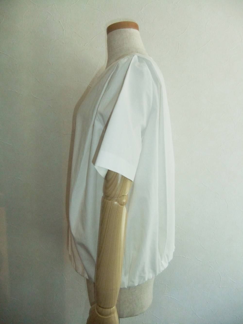 COTTON TYPEWRITER BLOUSE