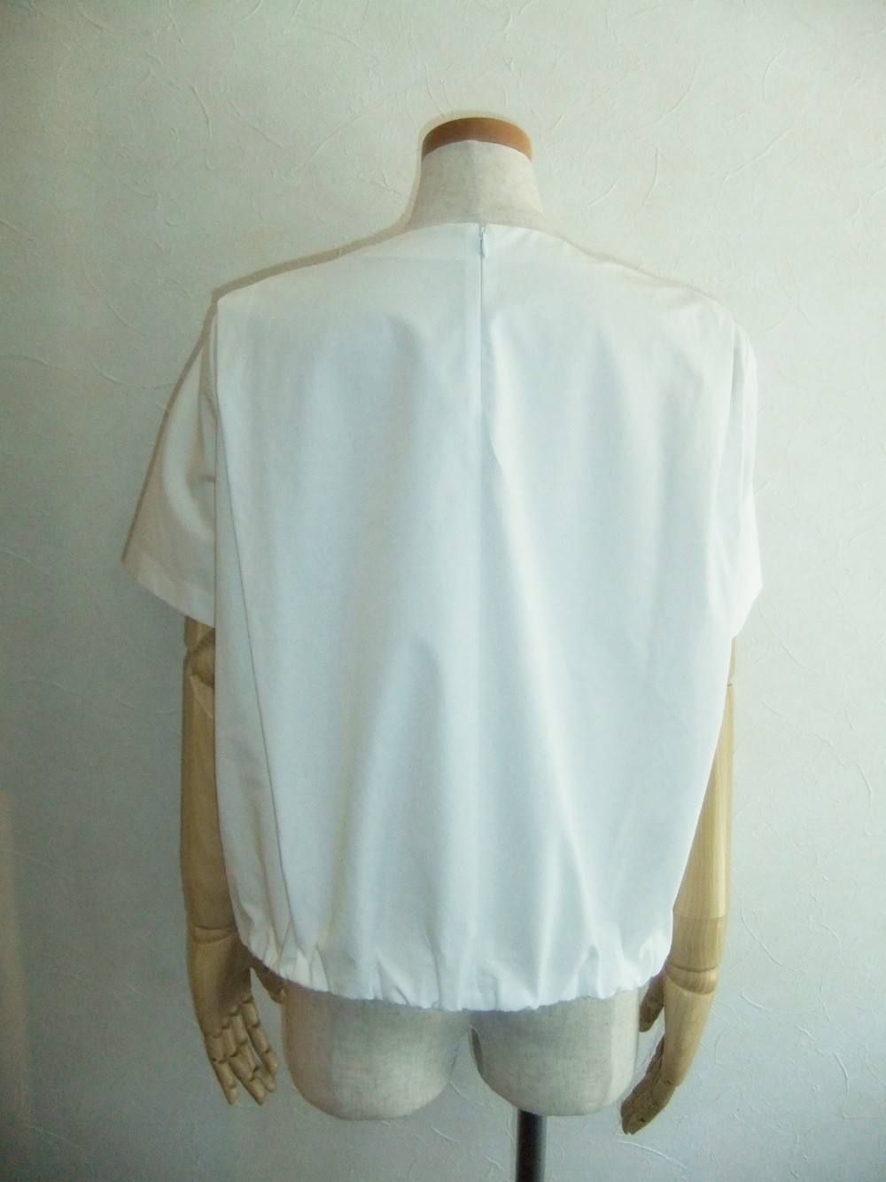 COTTON TYPEWRITER BLOUSE