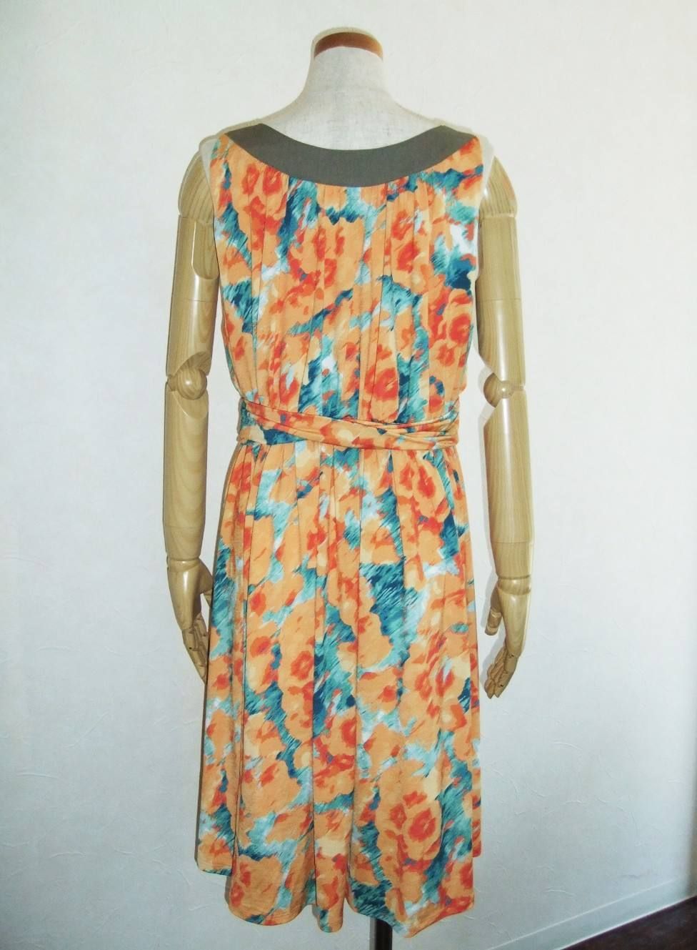 POLYESTER FLOWER PRINT ONEPIECE