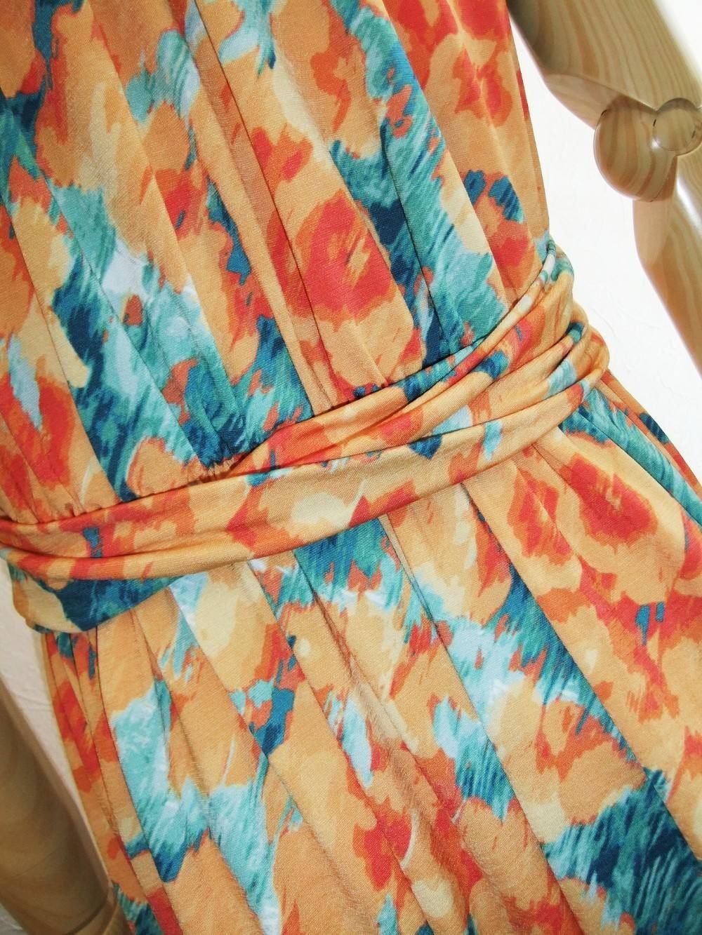 POLYESTER FLOWER PRINT ONEPIECE
