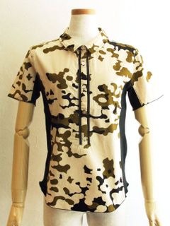 COOMB (クーム) カモ プリント ポロ Tシャツ