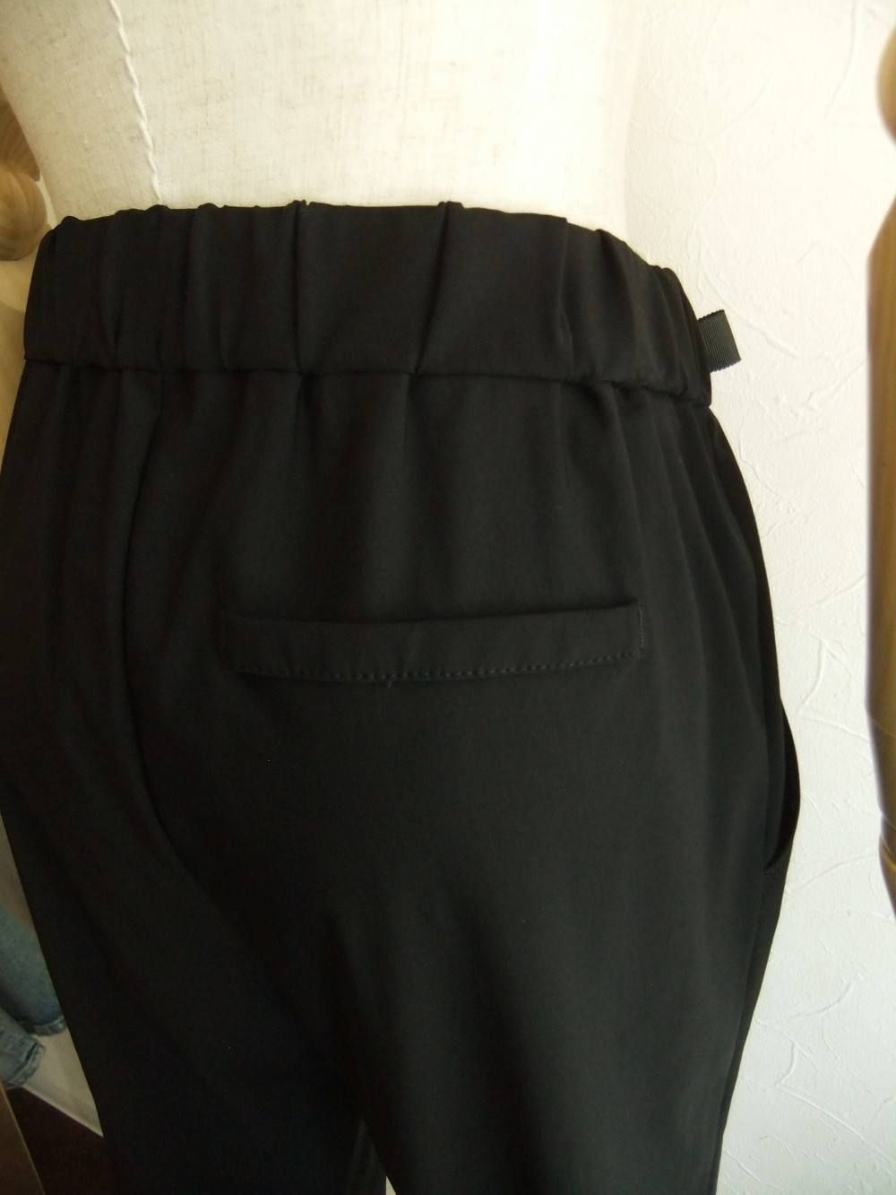 COOMB (クーム) リボン付 ペグトップ パンツ