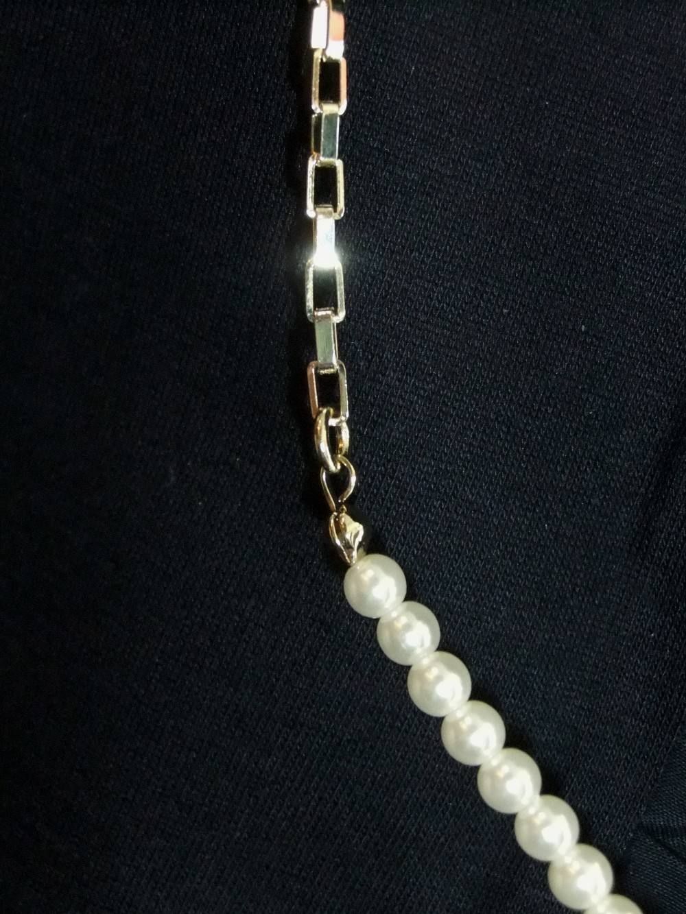 PEARL x CHAIN NECKLACE