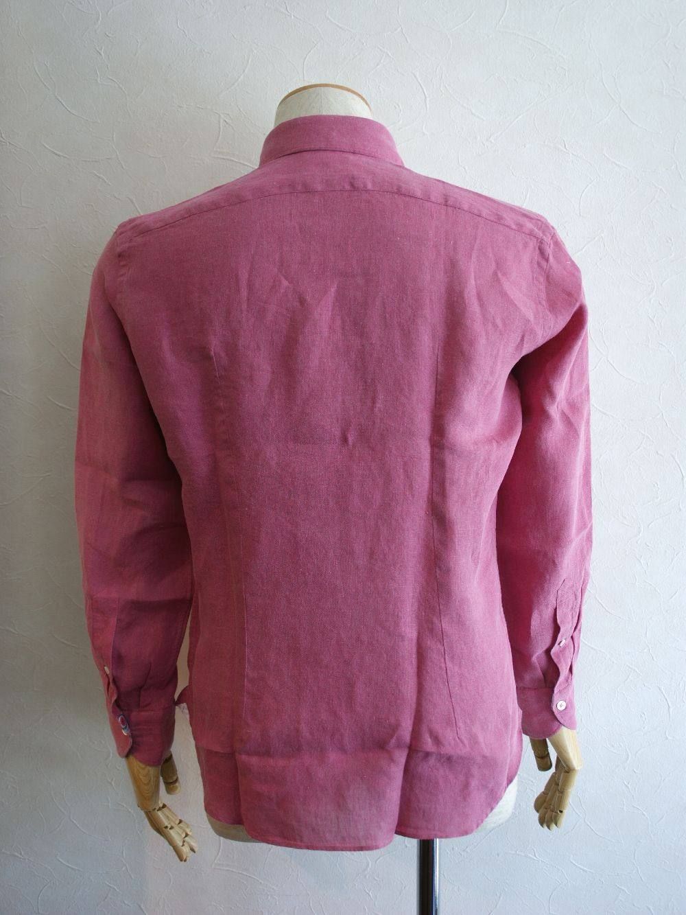 OVERDYED LINEN SHIRT (春夏)