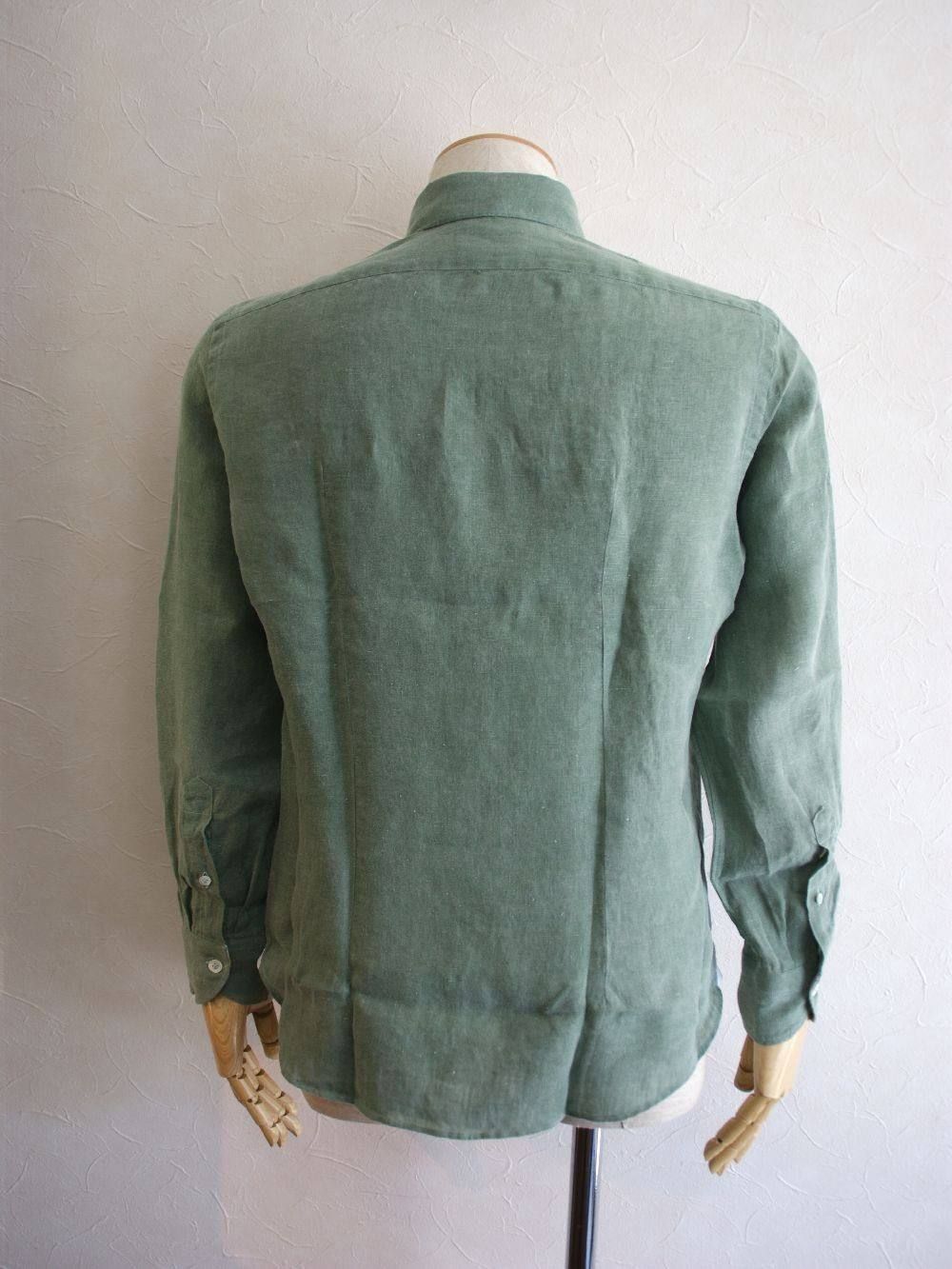 OVERDYED LINEN SHIRT (春夏)
