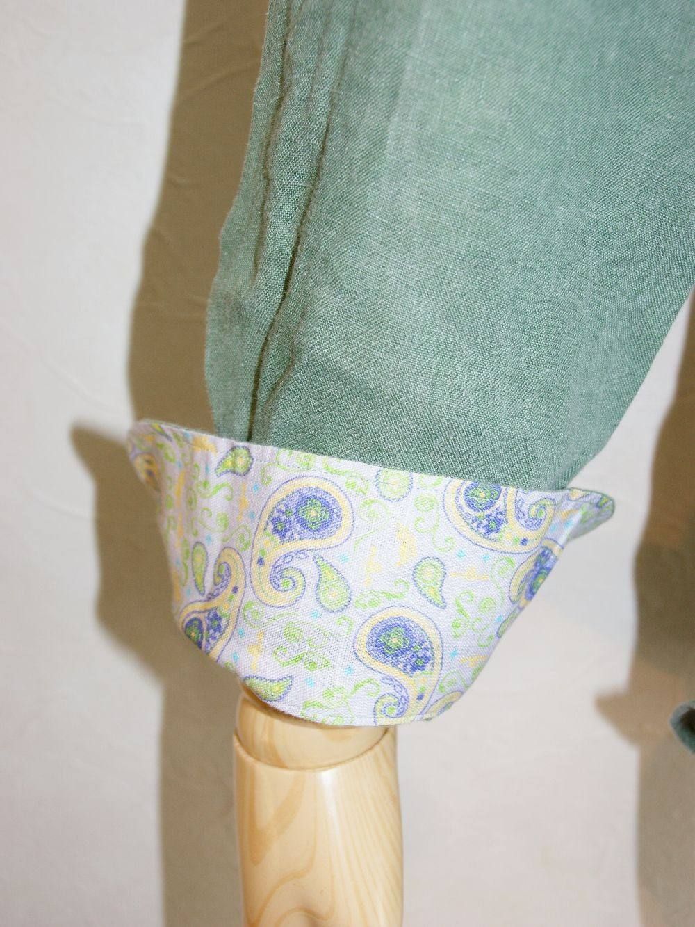 OVERDYED LINEN SHIRT (春夏)