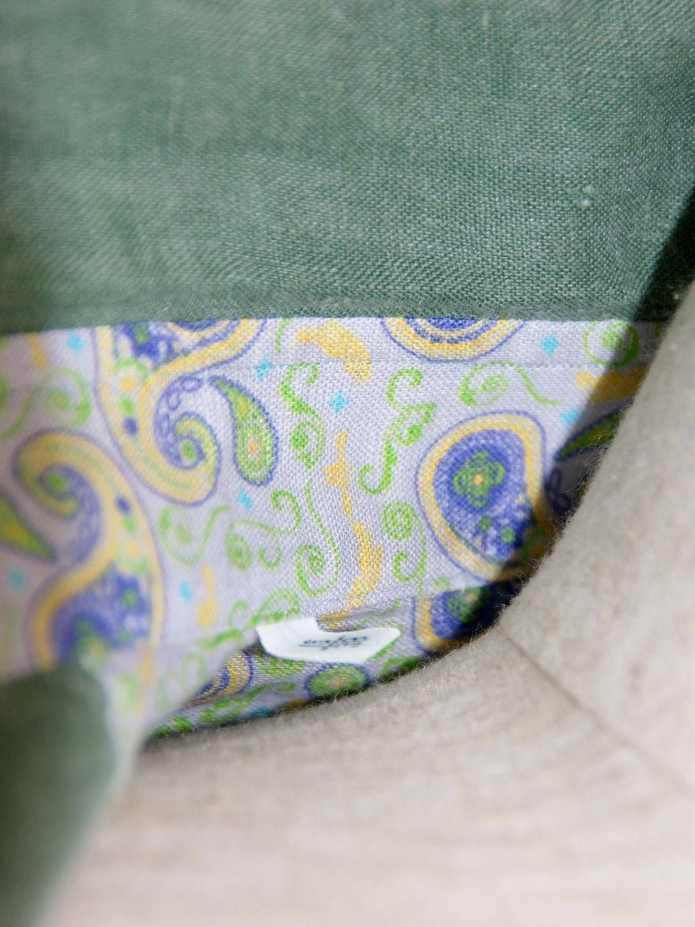 OVERDYED LINEN SHIRT (春夏)