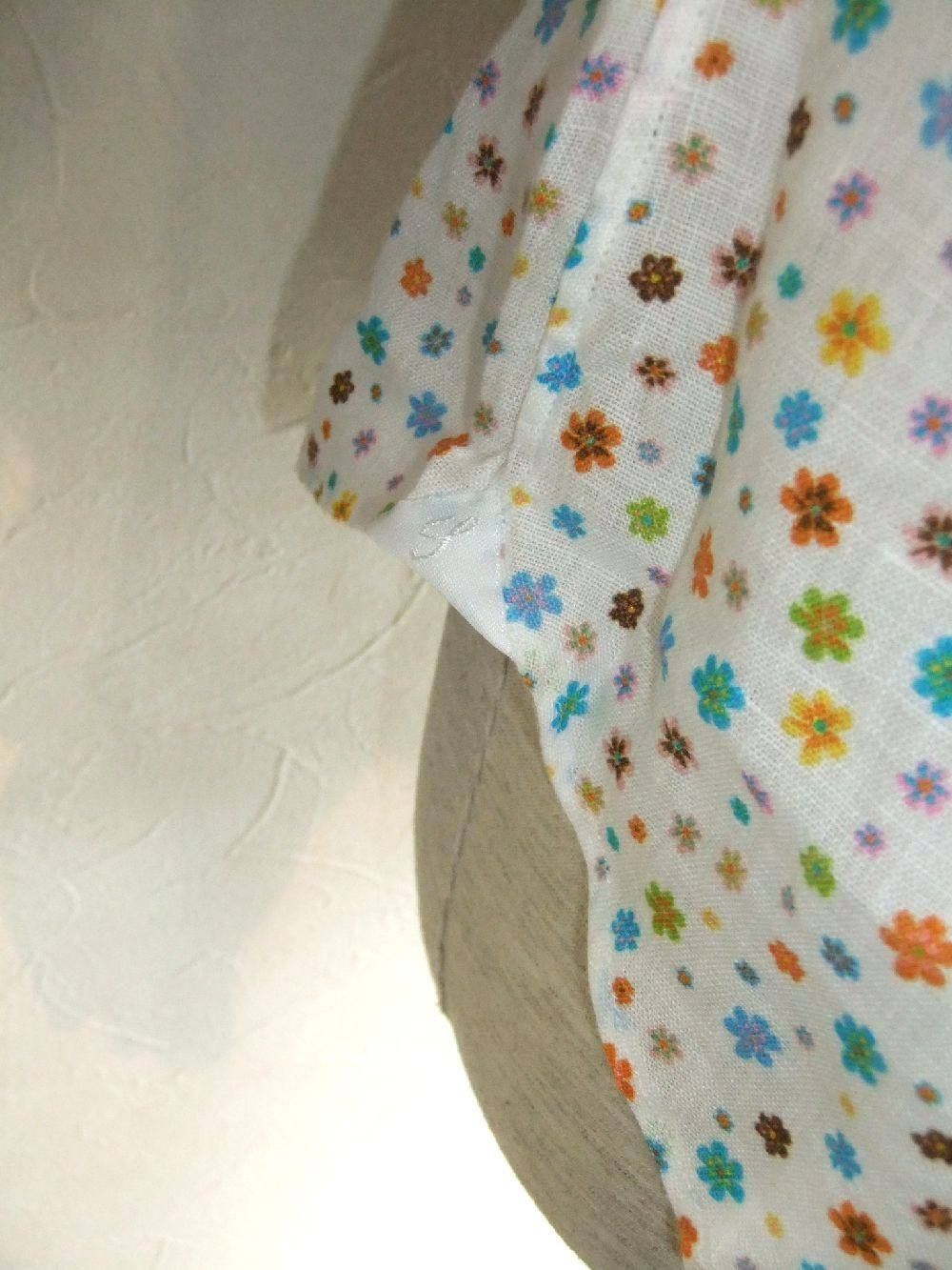 FLOWER PRINT  LINEN SHIRT
