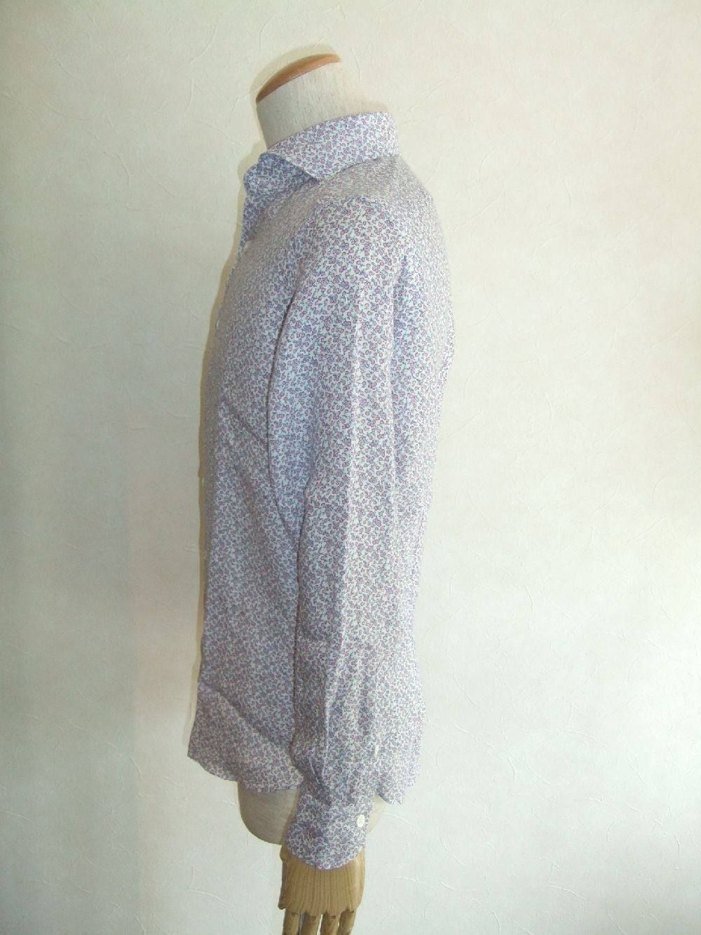 FLOWER PRINT  LINEN SHIRT (春夏)