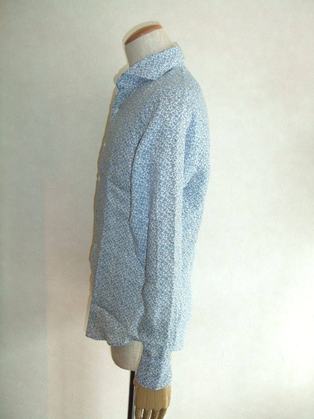 FLOWER PRINT  LINEN SHIRT (春夏)