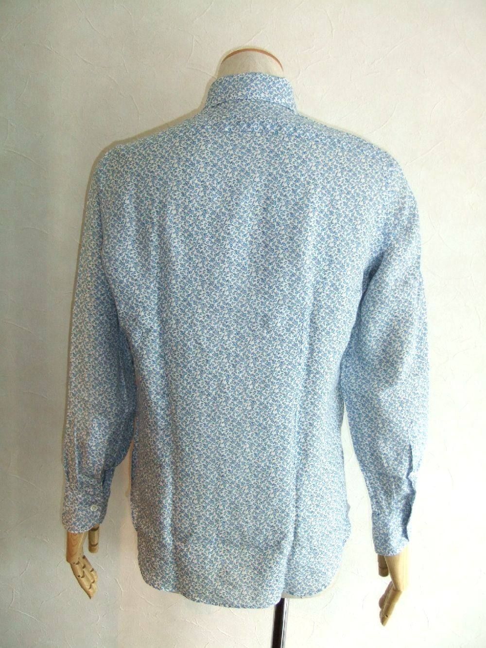 FLOWER PRINT  LINEN SHIRT (春夏)
