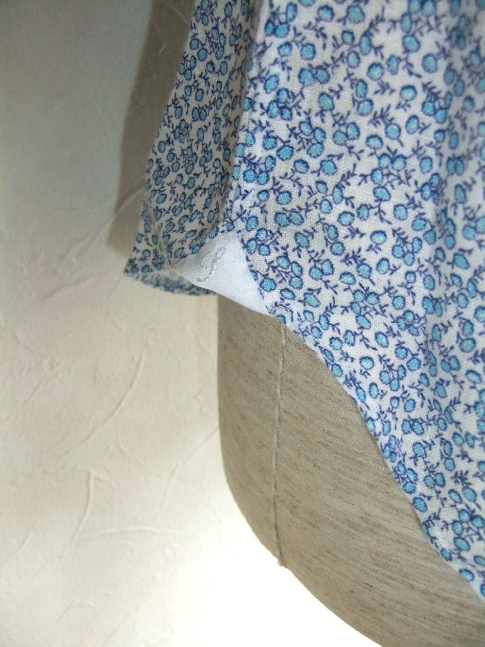 FLOWER PRINT  LINEN SHIRT (春夏)