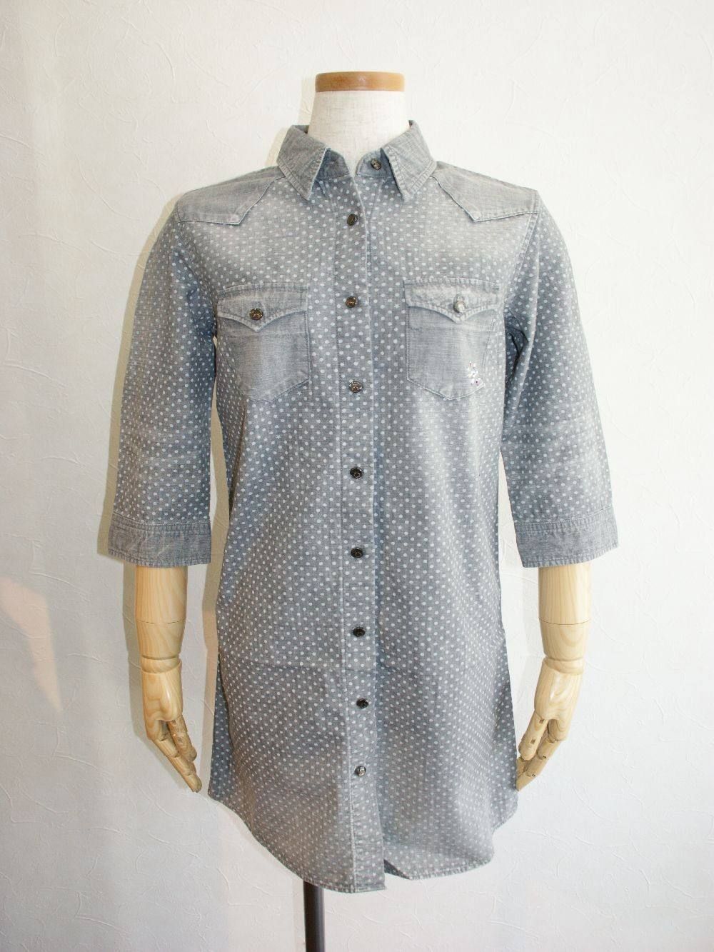5oz GRAY CHAMBRAY SHIRT OP