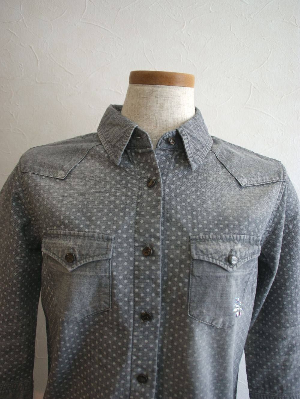 5oz GRAY CHAMBRAY SHIRT OP