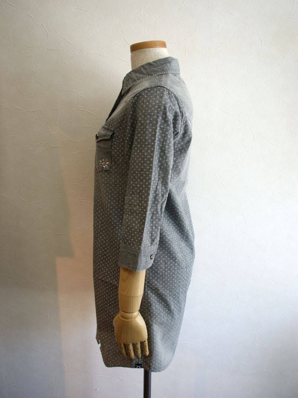 5oz GRAY CHAMBRAY SHIRT OP