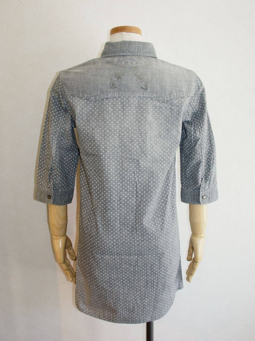 5oz GRAY CHAMBRAY SHIRT OP