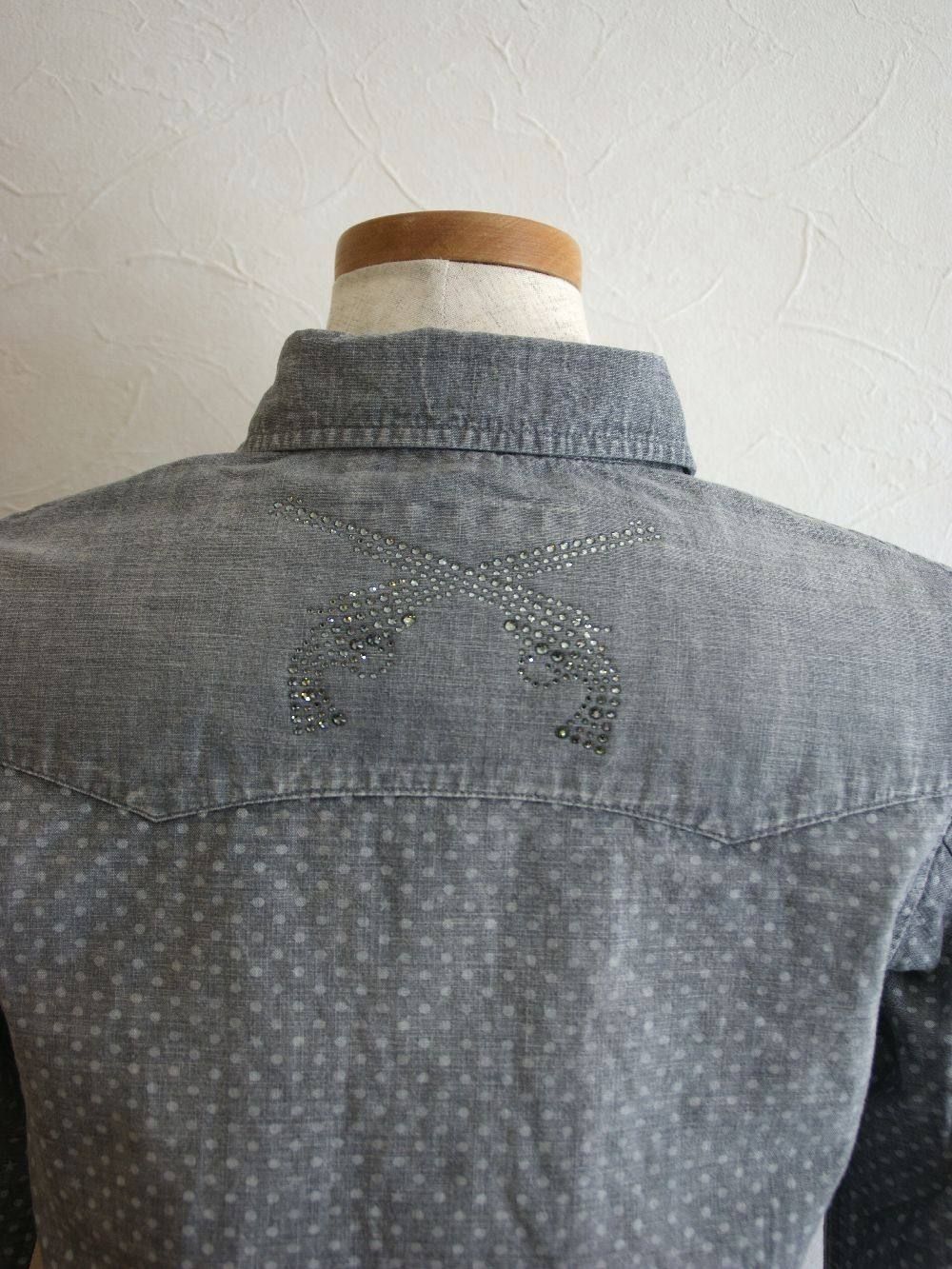 5oz GRAY CHAMBRAY SHIRT OP