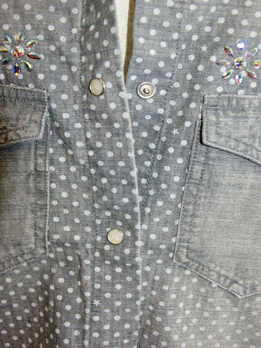 5oz GRAY CHAMBRAY VEST