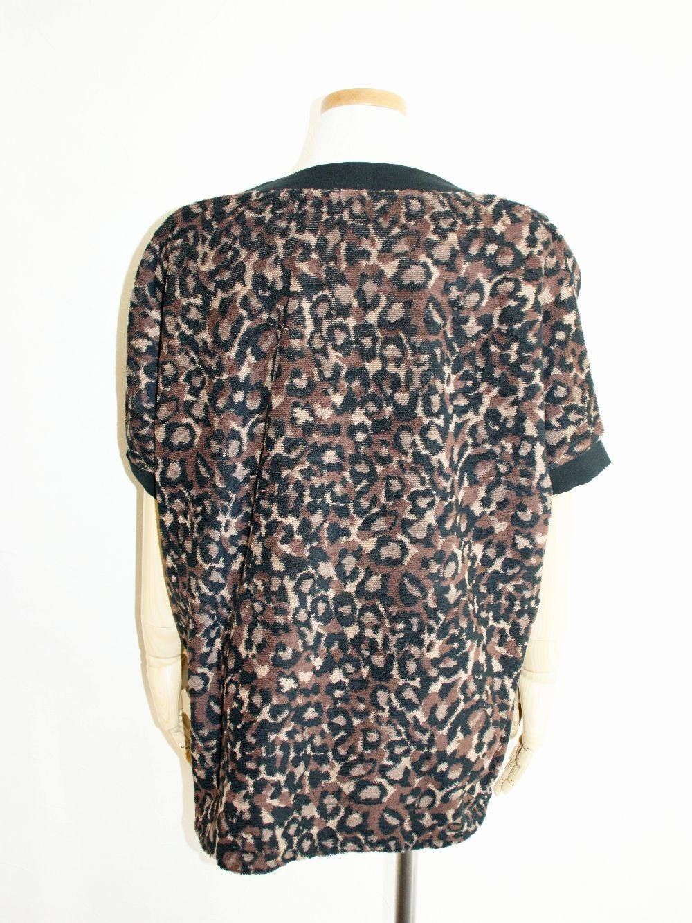 PILE JAQUARD PONCHO