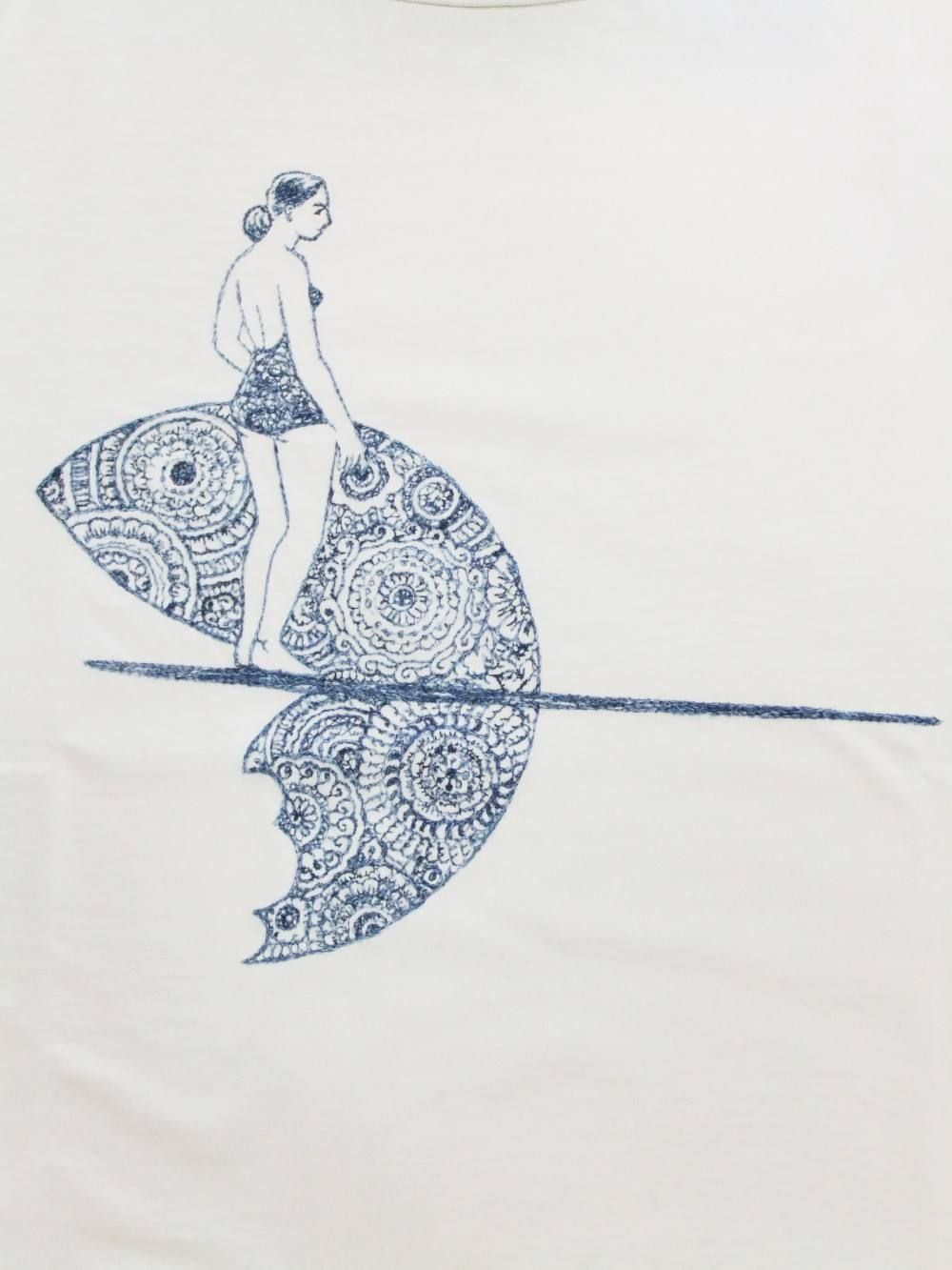 スペシャル加工T(インディゴ刺繍タイラーガール)