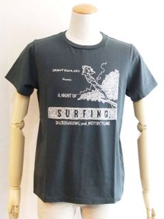 ロングウオッシュ加工T(刺繍SURFING)