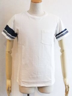インディゴラインポケット付き T-SHIRT