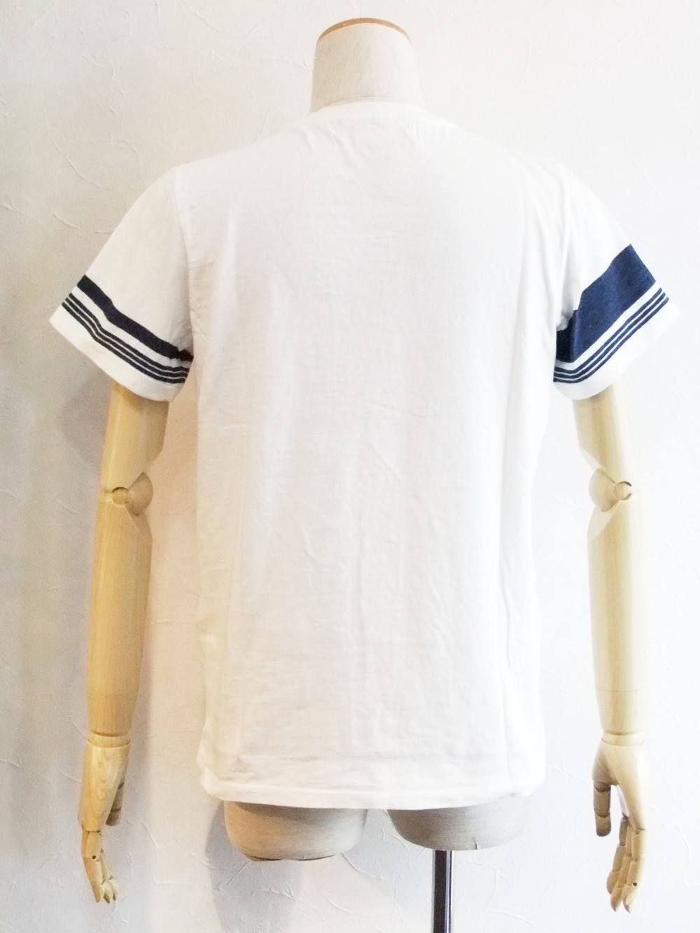 インディゴラインポケット付き T-SHIRT