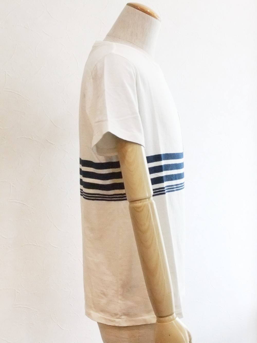 インディゴラインポケット付き T-SHIRT