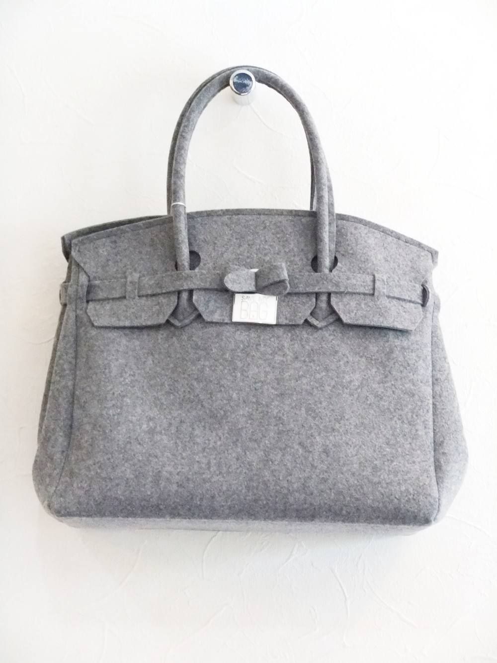 BAG ICON//FELTRO-FELT (GRIGIO INDIANO)