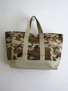 カモフラ トートバッグ(大)