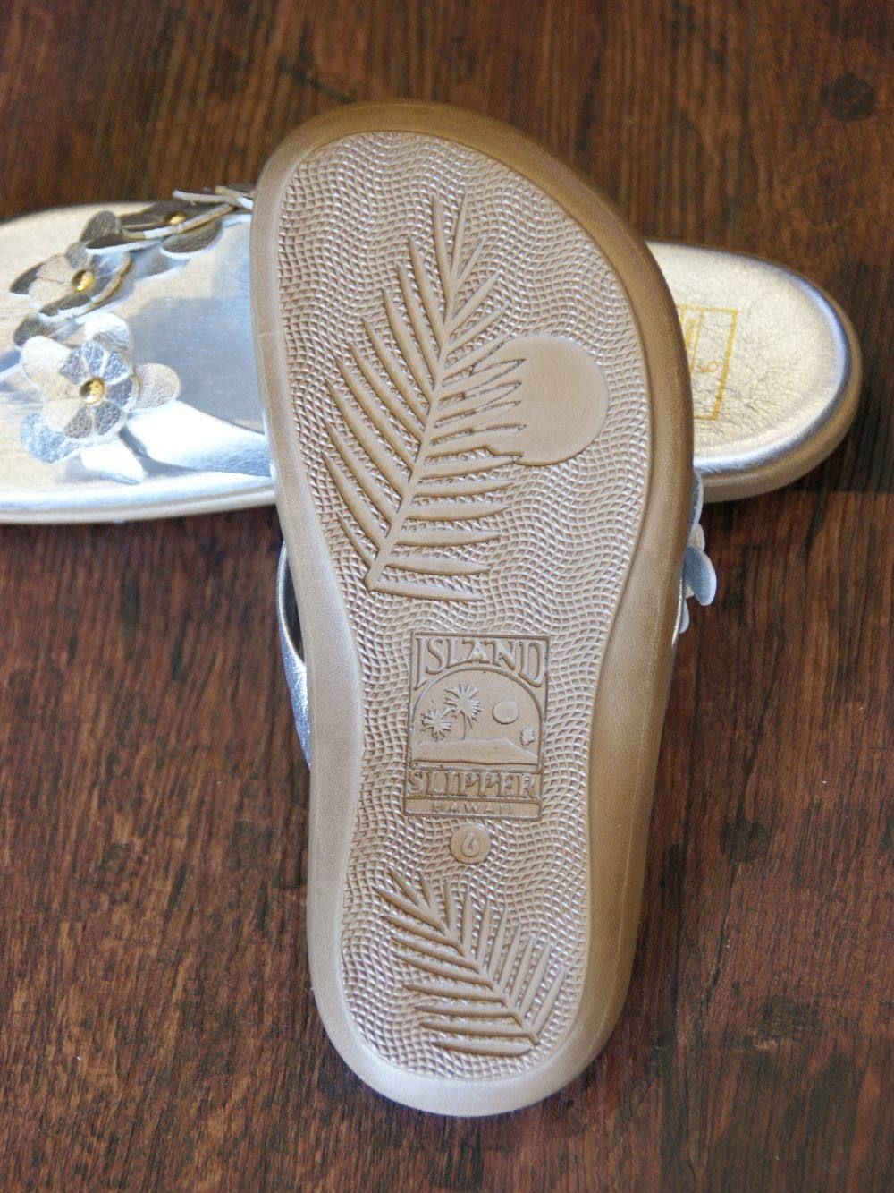 レザーフラワーサンダル