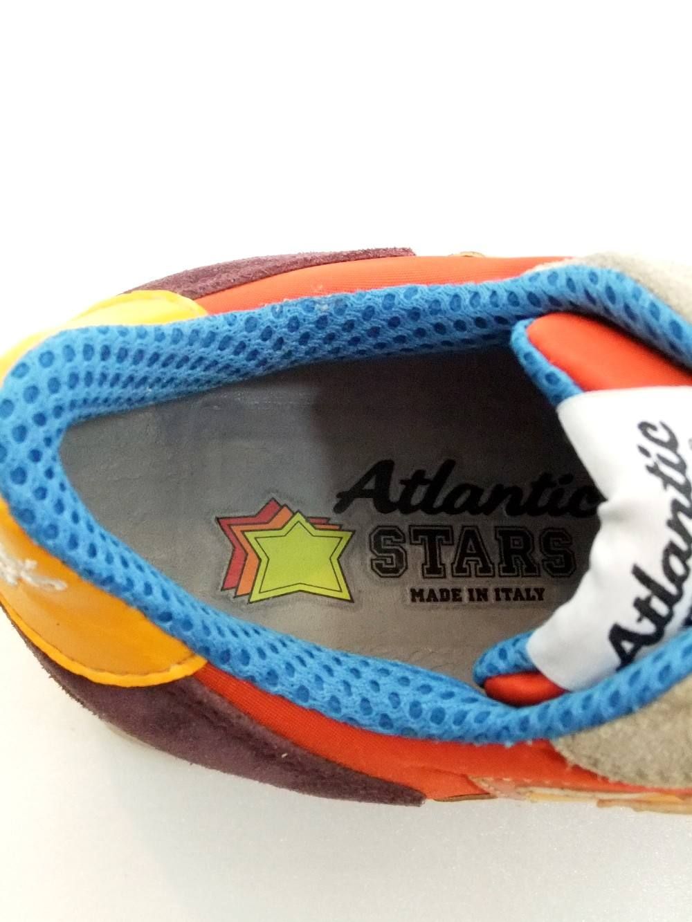 Atlantic STARS (アトランティックスターズ) オレンジ × グレー スニーカー